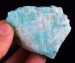 75Grs AMAZONITE BLUISH GREEN  Peru Natural High Quality Jewelry Collector E135