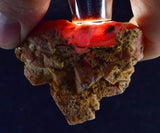 5cms RHODOCHROSITE CUBIC GOETHITE Peru Crystals Collector Mineral Specimen R762