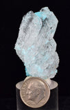 4.6cms NATURAL BLUE SALAMMONIAC Lecontite Botryoidal Crystals Chile Turquoise Color Rare Aesthetic Mineral Specimen U596