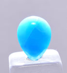 1.5carats GEM SILICA CHRYSOCOLLA Cabochon Lily Mine Peru Royal Blue Color Jewelry B110