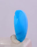 1.5carats GEM SILICA CHRYSOCOLLA Cabochon Lily Mine Peru Royal Blue Color Jewelry B110