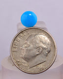 0.5carats GEM SILICA CHRYSOCOLLA Cabochon Lily Mine Peru Royal Blue Color Jewelry B111