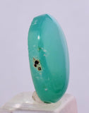 7carats GEM SILICA CHRYSOCOLLA Emeraldine Chalcedony Lily Mine Peru Cabochon Quartz Malachite Emerald Color Jade Color B112