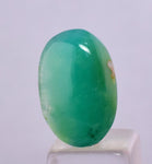 7carats GEM SILICA CHRYSOCOLLA Emeraldine Chalcedony Lily Mine Peru Cabochon Quartz Malachite Emerald Color Jade Color B112