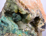 10.4cms GEM SILICA CHRYSOCOLLA Druzy Quartz Lily Mine Peru Mineral Specimen D286