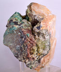 10.4cms GEM SILICA CHRYSOCOLLA Druzy Quartz Lily Mine Peru Mineral Specimen D286