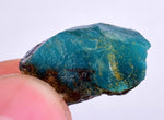 4.1grs GEM SILICA CHRYSOCOLLA Emeraldine Lily Mine Peru Scenic Quartz Malachite Chalcedony Emerald Jade Color S147