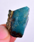 4.1grs GEM SILICA CHRYSOCOLLA Emeraldine Lily Mine Peru Scenic Quartz Malachite Chalcedony Emerald Jade Color S147