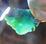 2.3grs GEM SILICA CHRYSOCOLLA Emeraldine Lily Mine Peru Scenic Quartz Malachite Chalcedony Emerald Jade Color S148