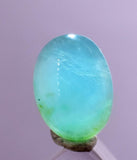 1carats GEM SILICA CHRYSOCOLLA Emeraldine Chalcedony Lily Mine Peru Cabochon Quartz Malachite Emerald Color Jade Color B116