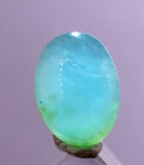 1carats GEM SILICA CHRYSOCOLLA Emeraldine Chalcedony Lily Mine Peru Cabochon Quartz Malachite Emerald Color Jade Color B116