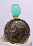 1carats GEM SILICA CHRYSOCOLLA Emeraldine Chalcedony Lily Mine Peru Cabochon Quartz Malachite Emerald Color Jade Color B116