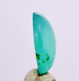 1carats GEM SILICA CHRYSOCOLLA Emeraldine Chalcedony Lily Mine Peru Cabochon Quartz Malachite Emerald Color Jade Color B117
