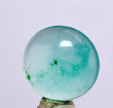 1carats GEM SILICA CHRYSOCOLLA Emeraldine Chalcedony Lily Mine Peru Cabochon Quartz Malachite Emerald Color Jade Color B117