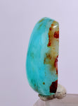 3 carats BLUE OPAL CABOCHON Pendant Wire Wrap Caribean Turquoise Color Peru B119