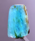 3 carats BLUE OPAL CABOCHON Pendant Wire Wrap Caribean Turquoise Color Peru B119