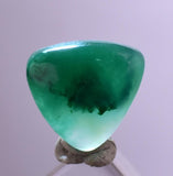 2carats GEM SILICA CHRYSOCOLLA Emeraldine Chalcedony Lily Mine Peru Cabochon Quartz Malachite Emerald Color Jade Color B120