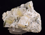 20cms EPIDOTE QUARTZ  CALCITE Fluorescent Crystals Peru Mineral Specimen Collector G275