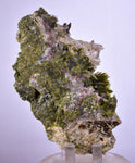 13cms AXINITE QUARTZ CRYSTALS Epidote Cluster Garnet Peru Mineral Specimen Collectors A625