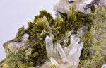 13cms AXINITE QUARTZ CRYSTALS Epidote Cluster Garnet Peru Mineral Specimen Collectors A625