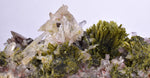 13cms AXINITE QUARTZ CRYSTALS Epidote Cluster Garnet Peru Mineral Specimen Collectors A625