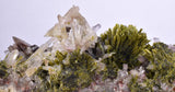 13cms AXINITE QUARTZ CRYSTALS Epidote Cluster Garnet Peru Mineral Specimen Collectors A625