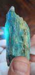 102grs BLUE OPAL ROUGH Peru Scenic Quality Jewelry Collector O803