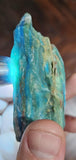 102grs BLUE OPAL ROUGH Peru Scenic Quality Jewelry Collector O803