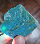 71grs BLUE OPAL ROUGH Peru Scenic Quality Jewelry Collector O804