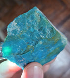 71grs BLUE OPAL ROUGH Peru Scenic Quality Jewelry Collector O804