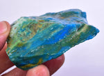 71grs BLUE OPAL ROUGH Peru Scenic Quality Jewelry Collector O804