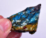 110grs BLUE OPAL ROUGH Peru Scenic Quality Jewelry Collector O805