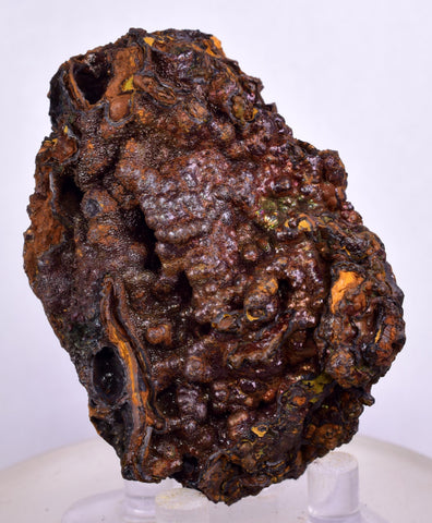 6.2cms GOETHITE BOTRYOIDAL IRIDESCENT Crystals Peru Iron New Find Mineral Specimen Z28