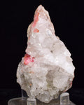 7.6cms GEM RHODOCHROSITE Quartz Crystals Uchucchacua Mineral Specimen R766