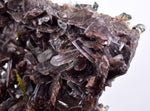 9.2cms AXINITE QUARTZ CRYSTALS Epidote Cluster Prehnite Peru Mineral Specimen Collectors A626
