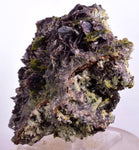 9.5cms AXINITE QUARTZ CRYSTALS Epidote Cluster Prehnite Peru Mineral Specimen Collectors A627