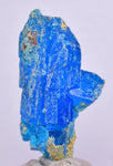 5.1cms NATURAL CHALCANTHITE  Unique Copper Peru Electric Blue Sharp Shiny Mineral Specimen Collector F462