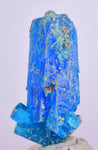 5.1cms NATURAL CHALCANTHITE  Unique Copper Peru Electric Blue Sharp Shiny Mineral Specimen Collector F462