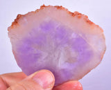 64 Grams AMETRINE QUARTZ CRYSTAL Slab Quartz Purple Bolivia Jewelry E131