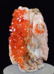3cms VANADINITE CRYSTAL BARITE Mibladen Morocco Miniature Mineral Specimen W52