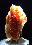 3cms VANADINITE CRYSTAL BARITE Mibladen Morocco Miniature Mineral Specimen W52