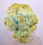 8.9cms CHALCANTHITE ALUNOGEN Natural Botryoidal Crystals Peru Translucent Rare For Display F464