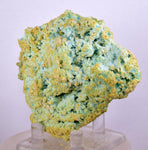 9.7cms CHALCANTHITE ALUNOGEN Natural Botryoidal Crystals Peru Translucent Rare For Display F465