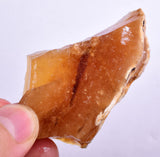 33Grams GOLDEN OPAL CANDY Rough Facet Old Stock Translucent Mineral Specimen O808