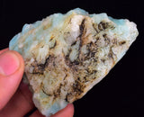 77grs AMAZONITE BLUISH GREEN  Peru Natural High Quality Jewelry Collector E133
