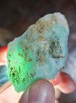 59grs AMAZONITE BLUISH GREEN  Peru Natural High Quality Jewelry Collector E134