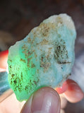 59grs AMAZONITE BLUISH GREEN  Peru Natural High Quality Jewelry Collector E134