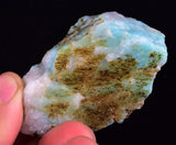 59grs AMAZONITE BLUISH GREEN  Peru Natural High Quality Jewelry Collector E134