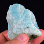 75Grs AMAZONITE BLUISH GREEN  Peru Natural High Quality Jewelry Collector E135