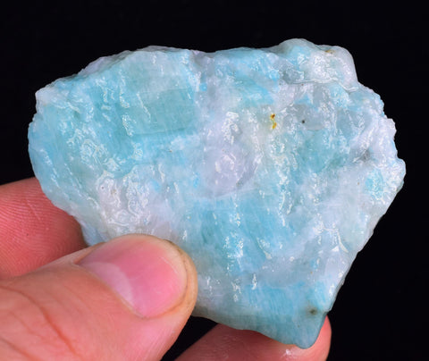 75Grs AMAZONITE BLUISH GREEN  Peru Natural High Quality Jewelry Collector E135